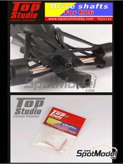 Top Studio: Detalle escala 1/20 - RB Racing Renault RB6 - Transmisiones - piezas de metal - para la referencia de Tamiya TAM20067