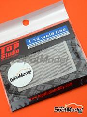 Top Studio: Detalle escala 1/12 - Lnea de soldadura - fotograbados