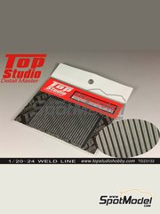 Top Studio: Detalle escala 1/20 - Lnea de soldadura - fotograbados