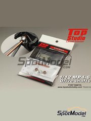 Top Studio: Transmisi�n escala 1/12 - McLaren Honda MP4/6 - fotograbados, piezas de metal torneado y manual de instrucciones - para las referencias de Tamiya TAM12028, TAM49571 y TAM89721