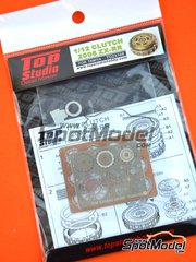 Top Studio: Clutch 1/12 scale - Kawasaki Ninja ZX-RR 2006 - photo-etched parts, resin parts and assembly instructions - for Tamiya reference TAM14109
