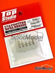 Top Studio: Footpeg 1/12 scale - Honda NSR500 1994, 1995, 1996, 1997, 1998, 1999, 2000, 2001 and 2002 - resin parts