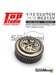 Top Studio: Clutch 1/12 scale - Honda RC213V 2014, 2015 and 2016 - photo-etched parts, resin parts and assembly instructions - for Tamiya reference TAM14130