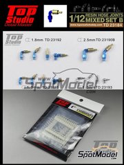Top Studio: Hose joints 1/12 scale - Hose joints mix - resin parts and assembly instructions