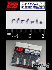 Top Studio: Rcores escala 1/20 - Rcores de 0.9mm - piezas de resina