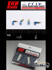 Top Studio: Rcores escala 1/20 - Rcores de 0.9mm - piezas de resina