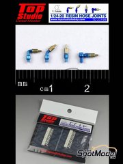 Top Studio: Rcores escala 1/20 - Rcores de 1.1mm - piezas de resina