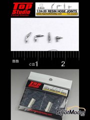 Top Studio: Rcores escala 1/20 - Rcores de 0.8mm - piezas de resina