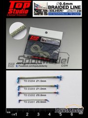 Top Studio: Pipe - Silver braided line 0.6mm - other materials