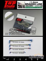 Top Studio: Pipe - Silver braided line 1.0mm - other materials