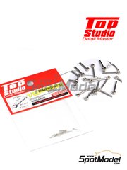 Top Studio: Detail 1/12 scale - Banjo fitting - CNC metal parts - 10 units