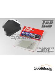 Top Studio: Seat 1/12 scale - Suzuki GSX-RR - resin parts - for Tamiya reference TAM14139