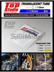 Top Studio: Tubo - Tubo translcido de 1,0 mm de dimetro y 2 m de largo