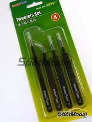 Pinza fotograbados - Bending tweezers. Herramienta de modelismo fabricado  por Tamiya (ref. TAM74117, tambien 4950344062164 y 74117)