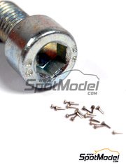 Tuner Model Manufactory: Detail - Allen head rivets straight knurled 0.9mm - metal pieces - 20 units