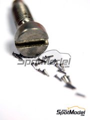 Tuner Model Manufactory: Detail - Slotted type rivets 0.9mm - metal pieces - 20 units