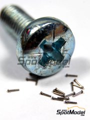 Tuner Model Manufactory: Detail - Cross type rivets 0.6 mm - metal pieces - 20 units