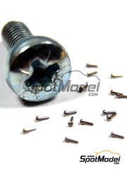 Tuner Model Manufactory: Detail - Cross type rivets 1.0 mm - metal pieces - 20 units