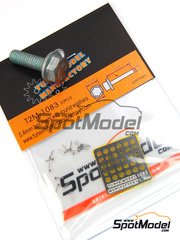 Tuner Model Manufactory: Detail - 0.8 mm hex rivets with round washers - metal parts and photo-etched parts - 20 units