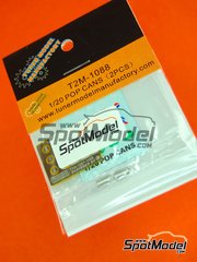 Tuner Model Manufactory: Detail 1/20 scale - Pop Cans: Pepsi, Heineken, Coca Cola, � - metal parts, photo-etched parts and decals - 2 units