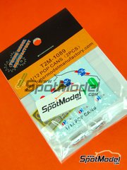 Tuner Model Manufactory: Detail 1/12 scale - Pop Cans: Pepsi, Heineken, Coca Cola, � - metal parts, photo-etched parts and decals - 2 units