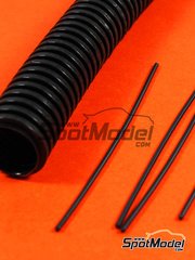 Tuner Model Manufactory: Detail - Simulated corrugated duct - 1.9mm x  95mm - 4 units