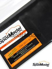 2mm,3mm Seat Belt Material Black Tuner Model Manufactory T2M 