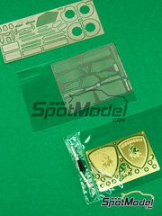 Tuner Model Manufactory: Photo-etched parts 1/24 scale - Lamborghini Aventador LP700-4 - photo-etched parts and metal parts - for Aoshima reference 058640