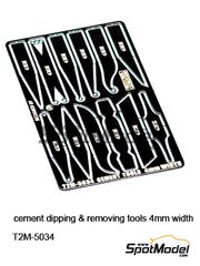 Tuner Model Manufactory: Hobby tool - Cement dipping and removing tools - 4mm width - photo-etch