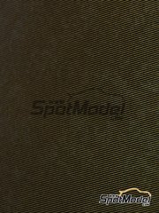 Tuner Model Manufactory: Carbon fiber decal - Twill weave carbon fiber -  S - Golden + black - 137mm x 189mm