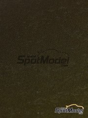 Tuner Model Manufactory: Carbon fiber decal - Twill weave carbon fiber -  XS - Golden + black - 137mm x 189mm