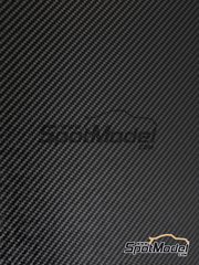 Tuner Model Manufactory: Carbon fiber decal - Till gradient carbon fiber decal black and silver - large size