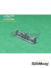 USCP: Detail 1/24 scale - Jaguar XJ-S Early Type Mirrors - 3D printed parts - 2 units
