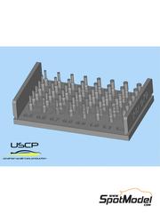 USCP: Detalle - Bombines cerraduras de puerta - piezas de resina - 48 unidades