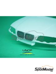 USCP: Detail 1/24 scale - BMW 320i E46 Front Grill Early Type - 3D printed parts - for Nunu references PN24007, NU-24007, PN24033, NU-24033, PN24033.OUTLET, PN24041, PN24047 and NU-24047