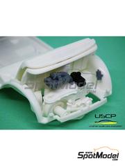 USCP: Detalle escala 1/24 - Carburadores Weber Abarth 695 - piezas impresas en 3D - para las referencias de Tamiya TAM24173 y TAM89675