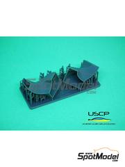 USCP: Detail 1/24 scale - Peugeot 205 T16 - Rear Air scoops - 3D printed parts - for Tamiya reference TAM24054
