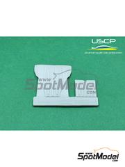 USCP: Detalle escala 1/24 - Cubre crter para Audi Quattro rally - piezas de resina - para las referencias de Italeri 3642, IT3642 y 03642, o la referencia de Tamiya TAM24036