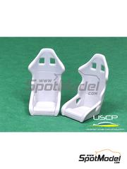 USCP: Seat 1/24 scale - OMP First-R - resin parts and water slide decals - 2 units