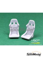 USCP: Asientos escala 1/24 - Sparco Sprint - piezas de resina y calcas de agua - 2 unidades