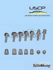 USCP: Detail 1/24 scale - Windshield washer nozzles - 3D printed parts - 28 units