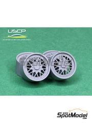 USCP: Rims and tyres set 1/24 scale - BMW styling 29 17 inches - 3D printed parts and rubber parts - 4 units