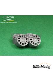 USCP: Rims and tyres set 1/24 scale - BMW Styling 46 16 inches - 3D printed parts and rubber parts - 4 units