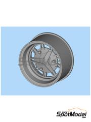 USCP: Llantas escala 1/24 - Llantas FASA 13 pulgadas para Alpine A110 - piezas impresas en 3D - para las referencias de Tamiya TAM24185, TAM24278 y TAM89676 - 4 unidades