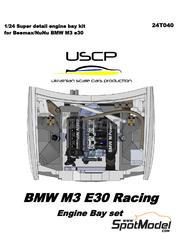 USCP: Engine 1/24 scale - BMW MPower S14 M3 - resin parts, water slide decals and other materials - for Beemax Model Kits references B24007, Aoshima 098196, B24016, B24019 and BX24029, or Nunu references PN24014, PN-24014, PN24017, PN-24017, PN24019, PN-24019 and PN24019-UNBOX