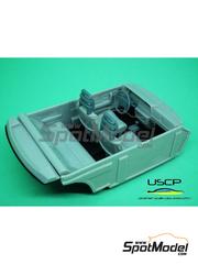 USCP: Transkit 1/24 scale - Volvo 240 - Street version - 3D printed parts, resin parts, water slide decals and assembly instructions - for Beemax Model Kits references B24012, 98257 and BX24027, or Nunu references PN24013 and NU24013