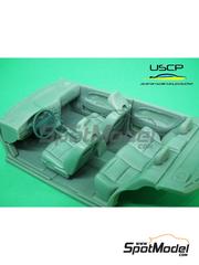 USCP: Transkit 1/24 scale - Volvo S40 - Street version - 3D printed parts, resin parts, water slide decals and assembly instructions - for Nunu reference PN24034