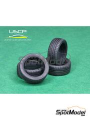 USCP: Neumticos escala 1/24 - Goodyear Eagle Sport2 15 pulgadas Perfil Normal - piezas de goma - 4 unidades