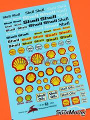 Virages: Logotypes 1/24 scale - Shell - water slide decals