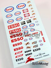Décalcomanies INTERDECAL Produits Pétroliers ELF 1/24 - 175x90 Mm, Neuf